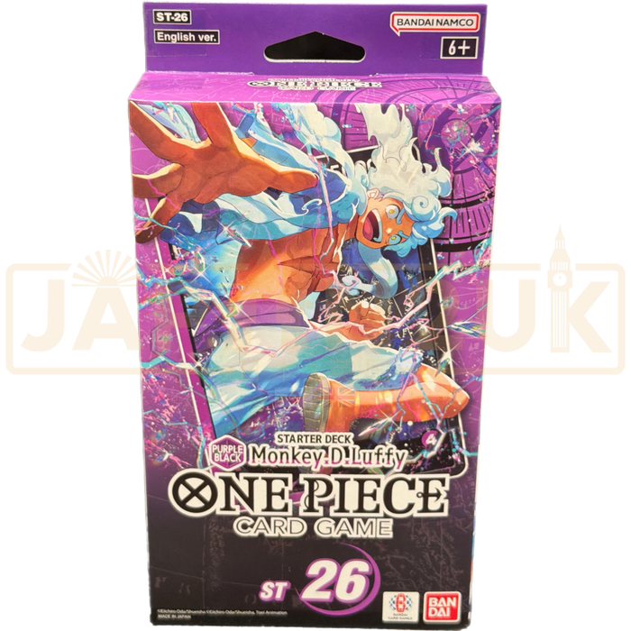 One Piece Purple/Black Monkey.D.Luffy ST-26 English Starter Deck