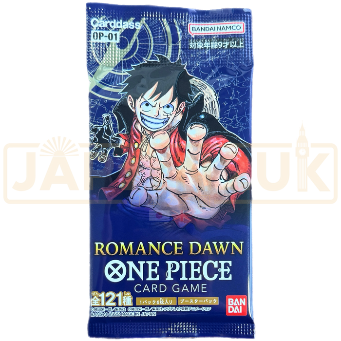 One Piece Romance Dawn OP-01 Japanese Booster Pack — Japan2UK One Piece Romance Dawn OP-01 Japanese Booster Pack — Japan2UK