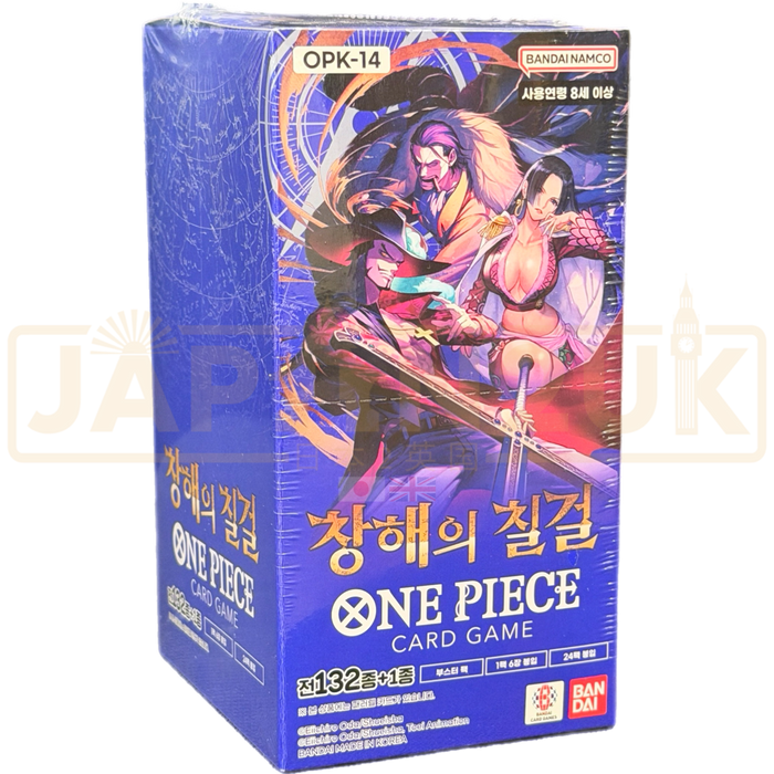 One Piece The Azure Sea’s Seven OPK-14 Korean Booster Box