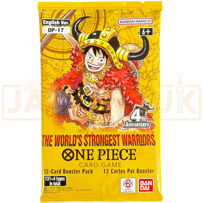 One Piece The Worlds Strongest Warriors OP-17 English Booster Pack