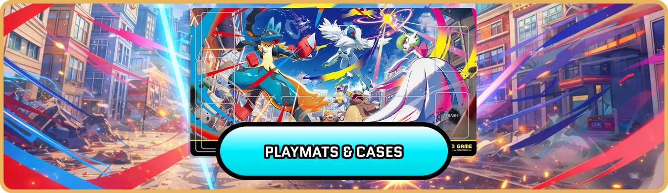 Japanese Pokemon Center Original Playmats & Playmat Cases