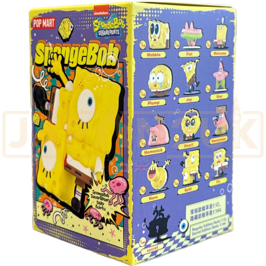 POP MART - SpongeBob SquarePants Daily Quirks Series Blind Box POP MART - SpongeBob SquarePants Daily Quirks Series Blind Box