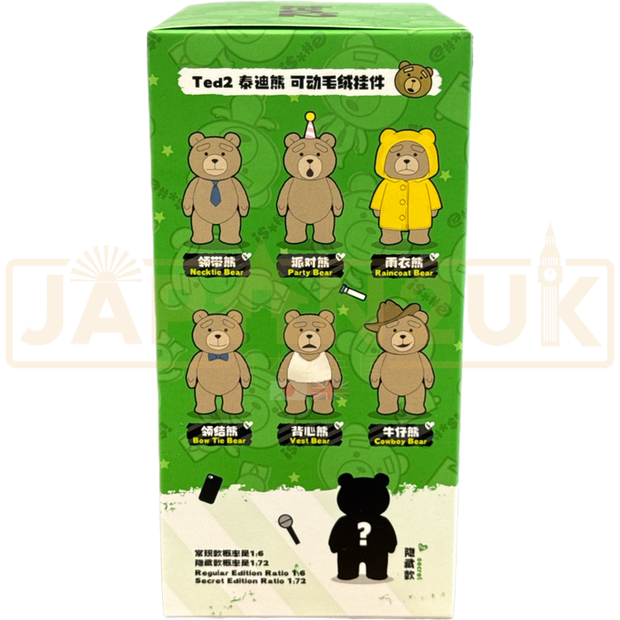 POP MART - Ted 2 Teddy Bear Action Plush Pendant Series Blind Box