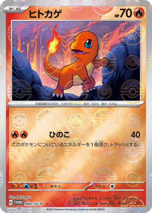 Pokemon Charmander Reverse Holo Venusaur, Charizard & Blastoise '151' Card File Set Promo 060/SV-P Japanese Single Card
