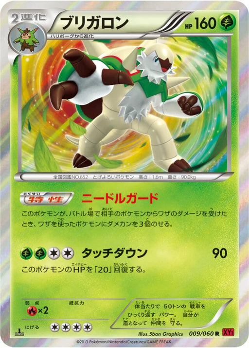 Pokemon Chesnaught Holo Collection Y 009/060 Japanese Single Card