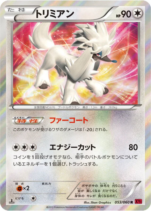 Pokemon Furfrou Holo Collection Y 053/060 Japanese Single Card