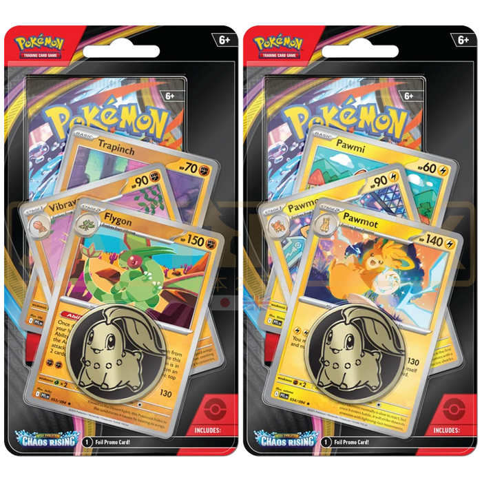 Pokemon Chaos Rising English Premium Checklane Blister