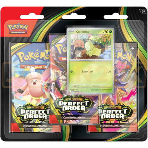 Pokemon Perfect Order English 3-Pack Blister