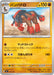 Pokemon Mudsdale Non Holo Mega Evolution Start Deck 100 MC 405/742 Japanese Single Card