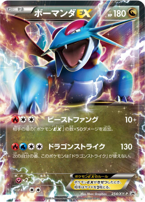 Pokemon Salamence Holo Promo 254/XY-P Japanese Single Card