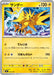 Pokemon Zapdos Non Holo Mega Evolution Start Deck 100 MC 240/742 Japanese Single Card