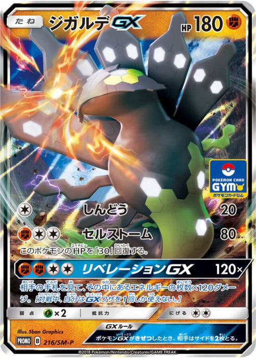 Pokemon Zygarde Holo Gym Pack Promo 216/SM-P Japanese Single Card