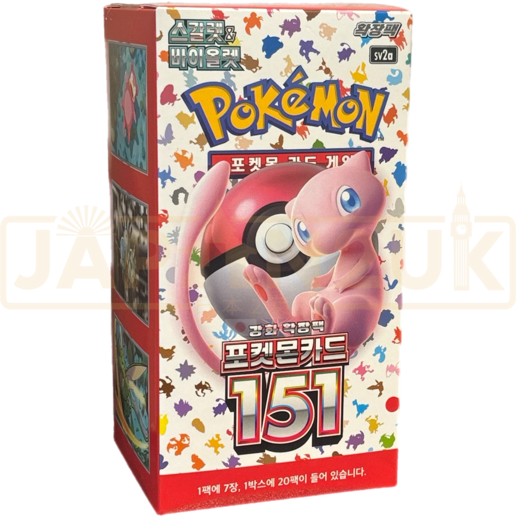 Pokemon sv2a 151 Korean Booster Box Pokemon sv2a 151 Korean Booster Box