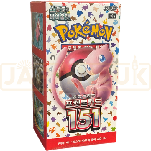Pokemon sv2a 151 Korean Booster Box Pokemon sv2a 151 Korean Booster Box
