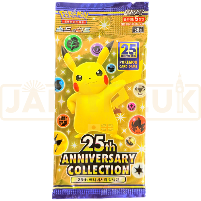 Pokemon 25th Anniversary Collection s8a Korean Booster Pack