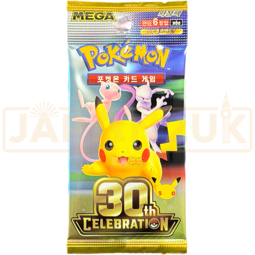Pokemon 30th Celebration m6a Korean Booster Pack
