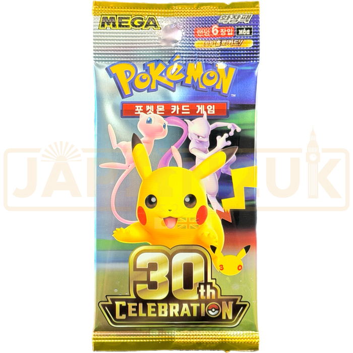 Pokemon 30th Celebration m6a Korean Booster Pack