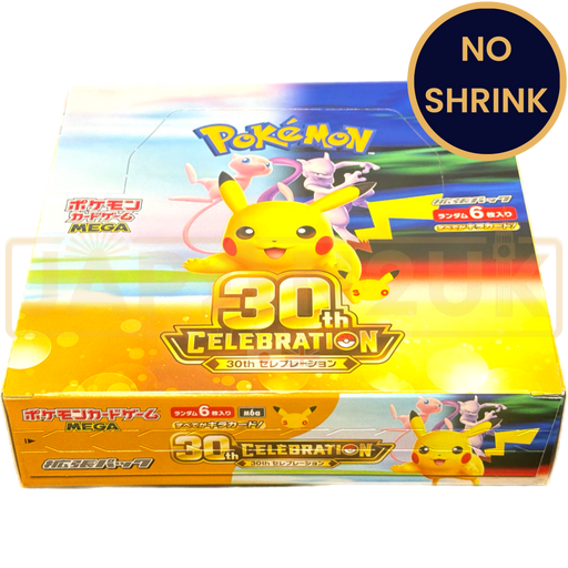 Pokemon 30th Celebration m6a No Shrink Japanese Booster Box