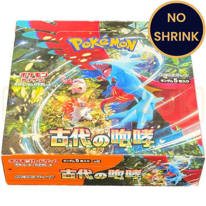 Pokemon Ancient Roar sv4K No Shrink Japanese Booster Box