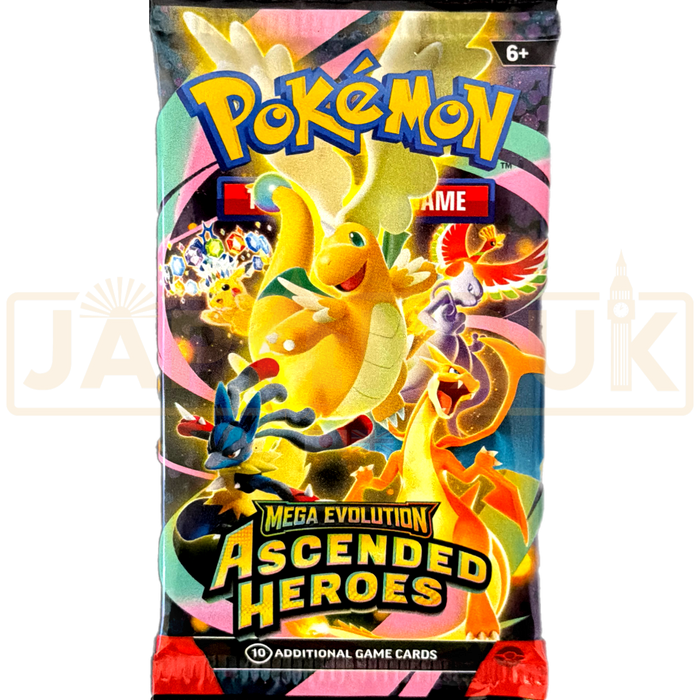 Pokemon Ascended Heroes English Booster Pack — Japan2UK Pokemon Ascended Heroes English Booster Pack — Japan2UK