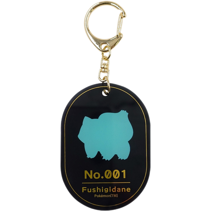 Pokemon Center Japan - 0001 Bulbasaur Foil Stamp Acrylic Charm/Keychain