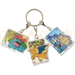 Pokemon Center Japan - 0003 / 0006 / 0009 Venusaur, Charizard & Blastoise Acrylic/Metal Charm/Keychain