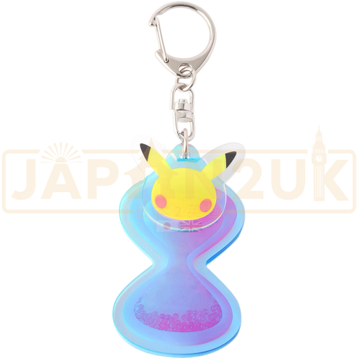 Pokemon Center Japan - 0025 Pikachu Hourglass TCG Pocket Metal/Acrylic Charm/Keychain