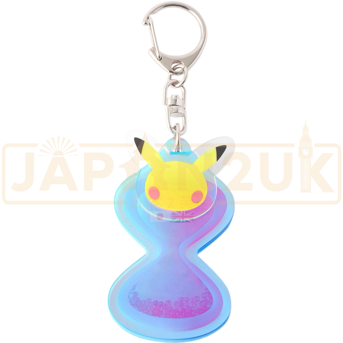 Pokemon Center Japan - 0025 Pikachu Hourglass TCG Pocket Metal/Acrylic Charm/Keychain