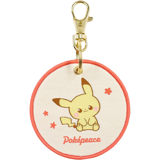 Pokemon Center Japan - 0025 Pikachu Pokepeace Woven Charm/Keychain