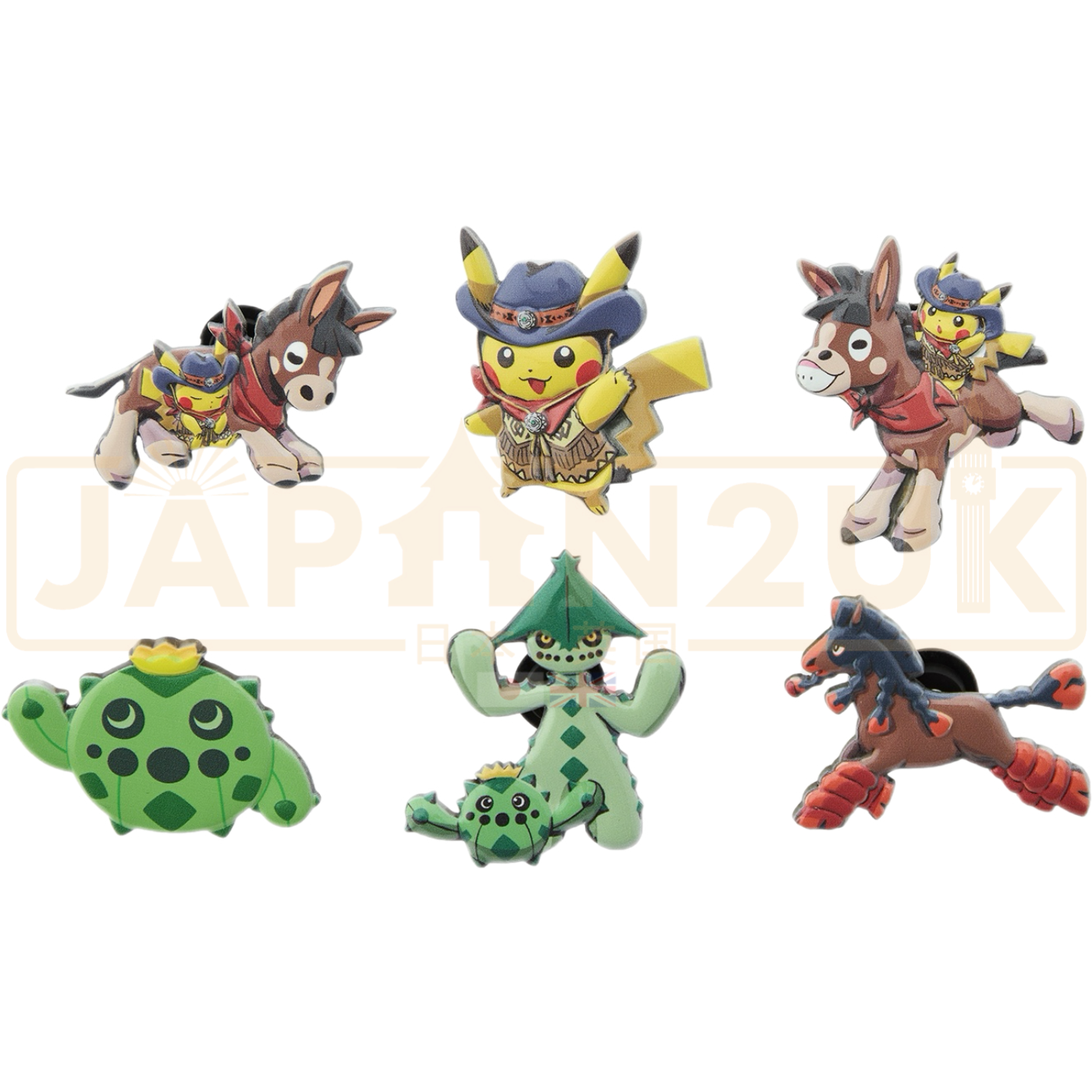 Pokemon Center Japan - 0025 + Pikachu + Run Run! Desert Metal Pin Blin ...