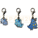 Pokemon Center Japan - 0029 / 0030 / 0031 Nidoran♀, Nidorina & Nidoqueen Metal Charm/Keychain