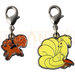 Pokemon Center Japan - 0037 / 0038 Vulpix & Ninetales Metal Charm/Keychain