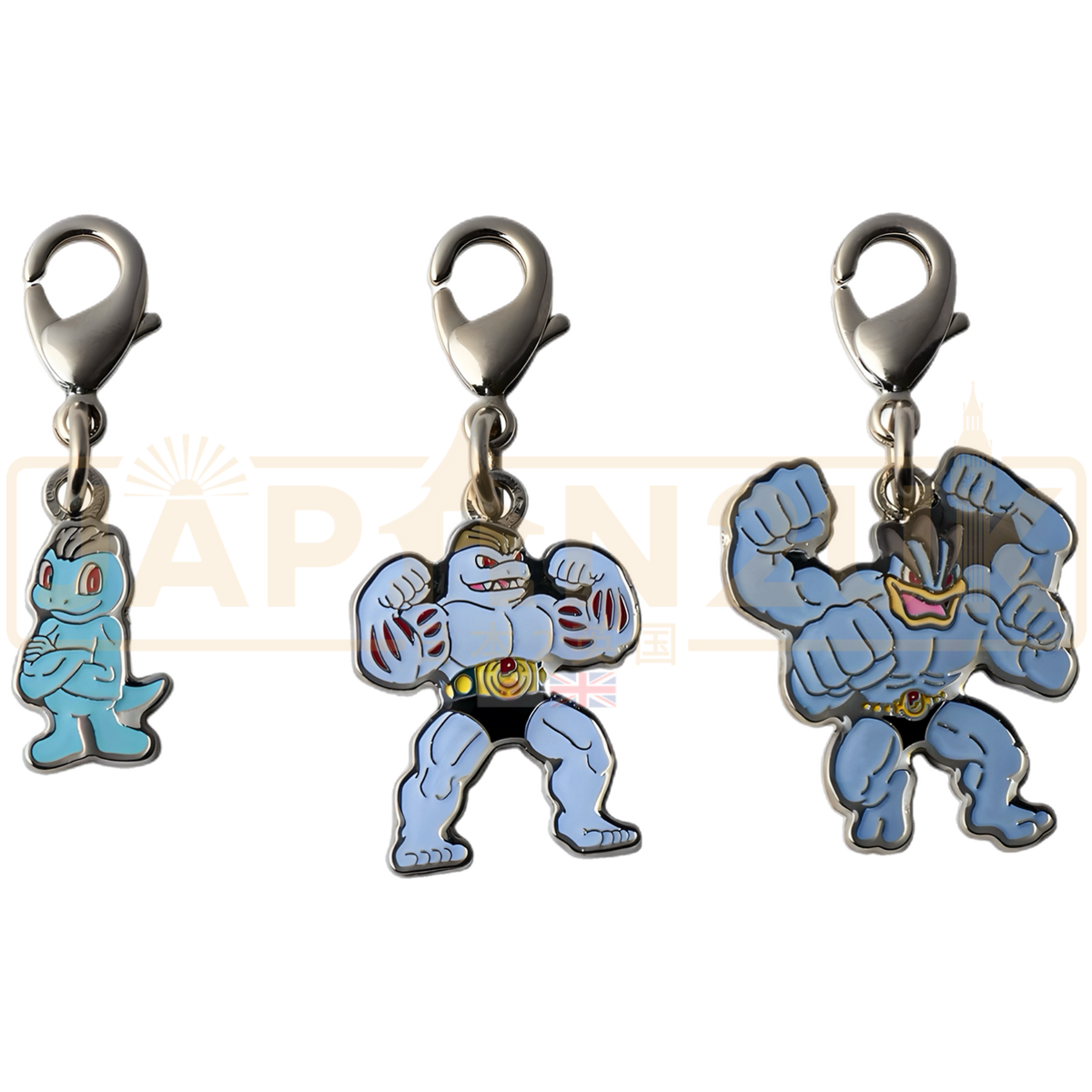 Machomp Key Chain Pokemon Center Japan - 0066 / 0067 / 0068 Machop, Machoke & Machamp Me ...