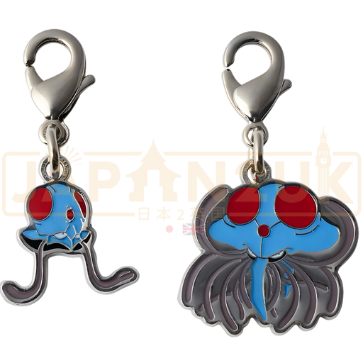 Pokemon Center Japan - 0072 / 0073 Tentacool & Tentacruel Metal Charm/Keychain