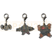 Pokemon Center Japan - 0074 / 0075 / 0076 Geodude, Graveler & Golem Metal Charm/Keychain