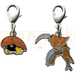 Pokemon Center Japan - 0140 / 0141 Kabuto & Kabutops Metal Charm/Keychain
