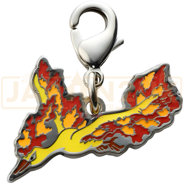 Pokemon Center Japan - 0146 Moltres Metal Charm/Keychain