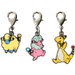 Pokemon Center Japan - 0179 / 0180 / 0181 Mareep, Flaaffy & Ampharos Metal Charm/Keychain
