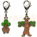 Pokemon Center Japan - 0438 / 0185 Bonsly & Sudowoodo Metal Charm/Keychain