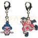 Pokemon Center Japan - 0439 / 0122 Mime Jr. & Mr. Mime Metal Charm/Keychain