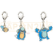 Pokemon Center Japan - 0535 / 0536 / 0537 Tympole, Palpitoad & Seismitoad Metal Charm/Keychain