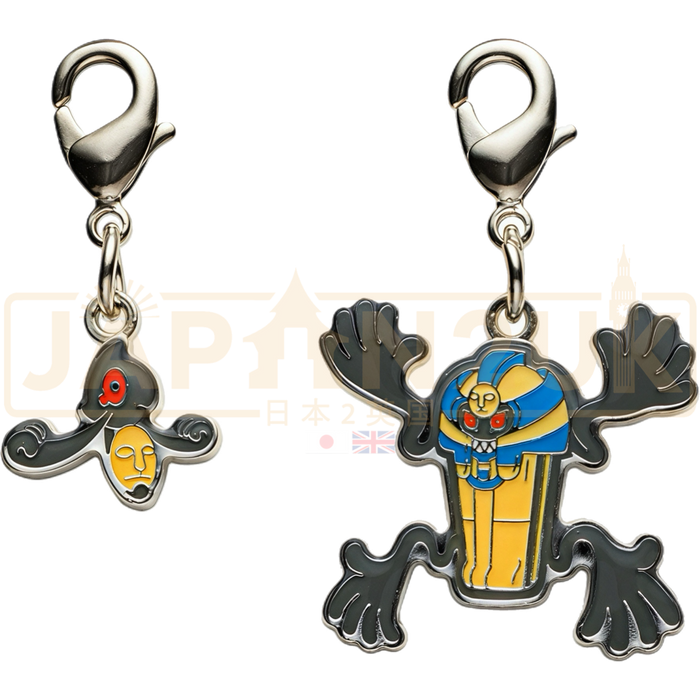 Pokemon Center Japan - 0562 / 0563 Yamask & Cofagrigus Metal Charm/Keychain