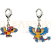 Pokemon Center Japan - 0566 / 0567 Archen & Archeops Metal Charm/Keychain