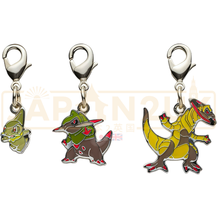 Pokemon Center Japan - 0610 / 0611 / 0612  Axew, Fraxure & Haxorus Metal Charm/Keychain