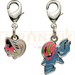 Pokemon Center Japan - 0616 / 0617  Shelmet & Accelgor Metal Charm/Keychain