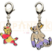 Pokemon Center Japan - 0619 / 0620 Mienfoo & Mienshao Metal Charm/Keychain