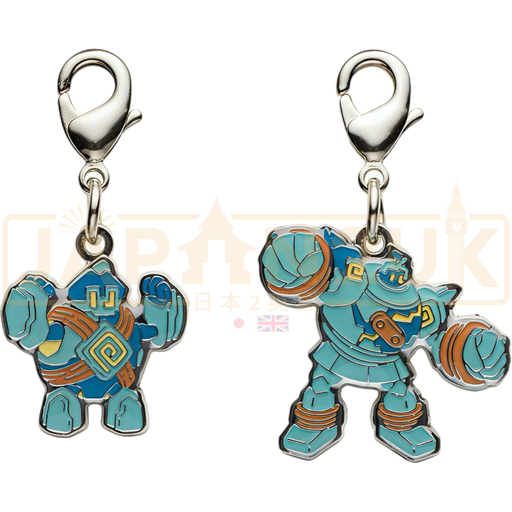 Pokemon Center Japan - 0622 / 0623 Golett & Golurk Metal Charm/Keychain