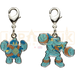 Pokemon Center Japan - 0622 / 0623 Golett & Golurk Metal Charm/Keychain