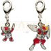 Pokemon Center Japan - 0624 / 0625 Pawniard & Bisharp Metal Charm/Keychain