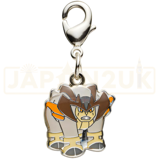 Pokemon Center Japan - 0639 Terrakion Metal Charm/Keychain